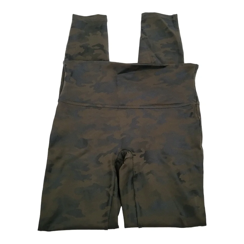 Spanx Legging Women Medium Camo High Waist Seamless Shaping Tummy Control FL3515